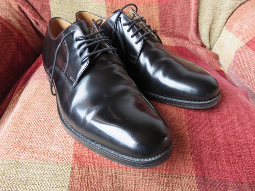 Loake mens black dress derby - loake,