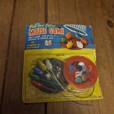 Vintage Diamond Toymakers Mouse Game Run & Catch Made in Hong Kong Missing Dice