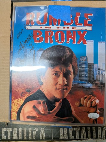 Jackie chan signed rumble - rumble, in