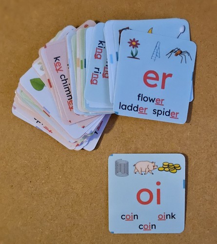 Phonics flash cards - 51,