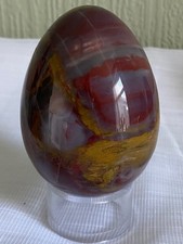 Petrified Fossil Wood Egg Carboniferous Period 8cm 400g