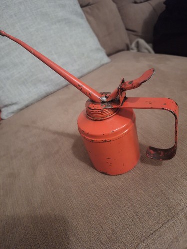 Vintage red wesco thumb pump - red, thumb-pump