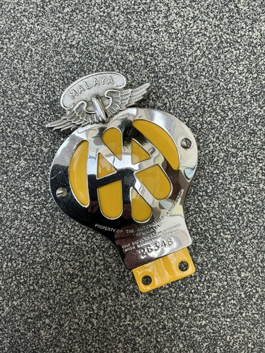 Vintage car badge - badge,