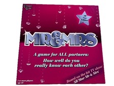 All Star Mr And Mrs Board Game. A Game For All Partners.  2+ Player Age 10+
