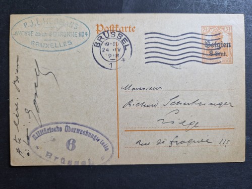 German occupation belgium - german, of
