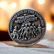 Christmas In The Trenches Pin Badge, Loyalist, Remembrance, New 2025, Military