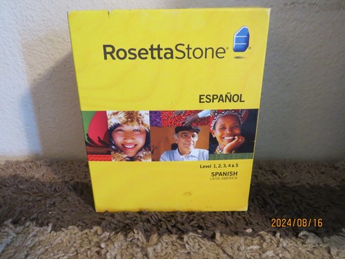 Spanish language rosetta stone - spanish,