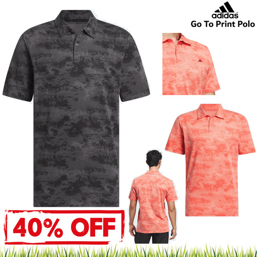 Adidas golf polo shirt - golf, mens