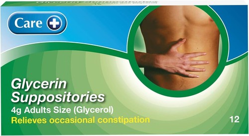 Care glycerin suppositories - care,