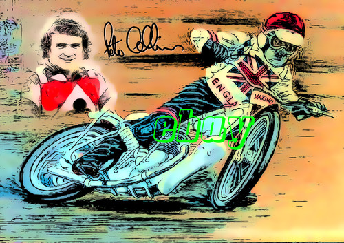 Speedway peter collins retro - peter,