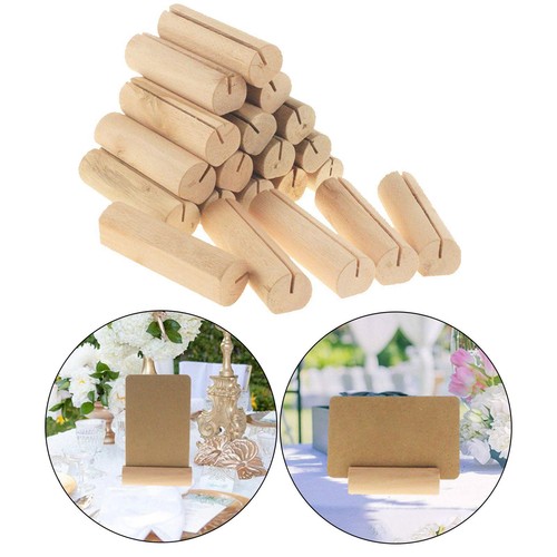 20pcs rustic wooden holders - 20pcs,