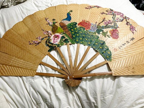 Vintage chinese bamboo woven - chinese,