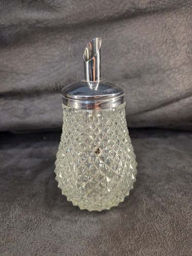 Vintage diamond point glass - point,