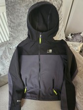 Boys Winter Coat Jacket 13-14 years Karrimor Fleece Lined Hooded Zip Jacket 