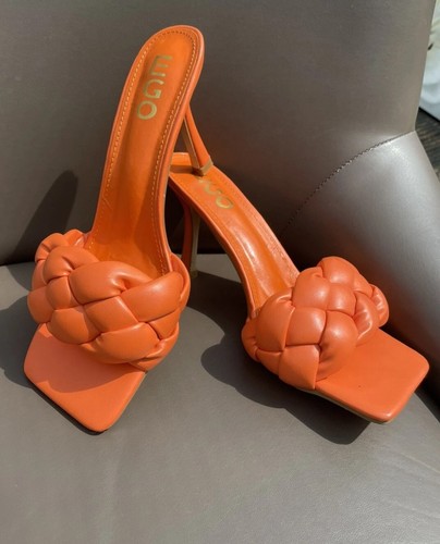 Ego mules orange square peep - ego,