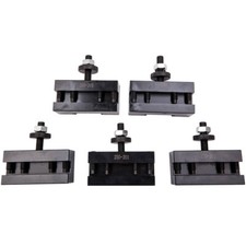 Quick Change Turning & Facing Lathe Tool Post Holder Set 5 PCS 250-201