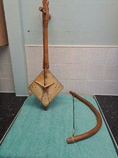 Vintage Handmade Traditional Masenqo Ethiopian 1 String With Bow 