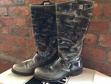 Frye Biker Boots Veronica Slouch Engineer Boots US 10 Approx UK 7.5 Original Box