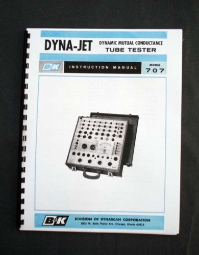 Dyna jet 707 tube tester - 707,