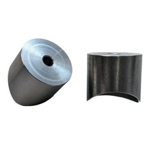 Coped weld on bungs, seat mounts for custom motorcycle, chopper, bobber.