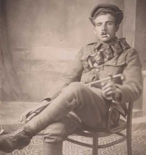 Ww1 rppc british army soldier - army,