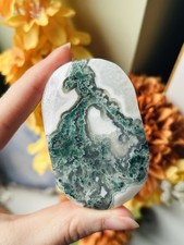Moss Agate Palm Stone 90g