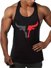 Brahma Bull Vest Gym Motivation Workout Training MMA Boxing Bodybuilding Tank Bg