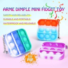 Pop It Keyring Mini Fidgets