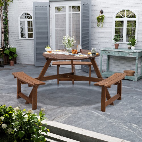 Seater wooden center round - seater,