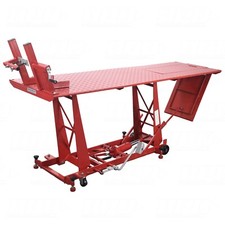 Motorcycle Hydraulic Table Lift Heavy Duty Mechanics Workshop Service Work Bench