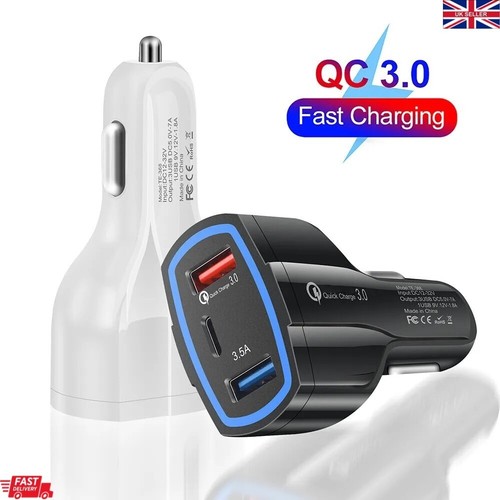Fast car charger usb cigarette - usb,