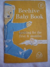 Beehive Vintage Baby Knitting Pattern Book around 20 items First 6 months