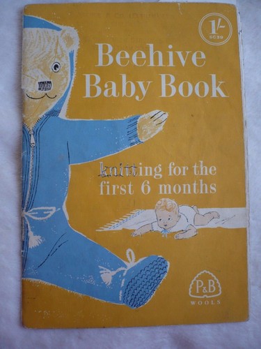 Beehive vintage baby knitting - baby,