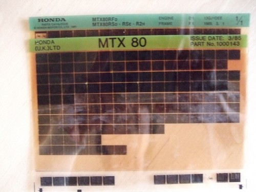 Honda mtx80 mtx mtx80rfd - 2,