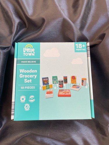 Little town wooden grocery - wooden, set