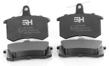 1x Brake Pads Rear for Audi