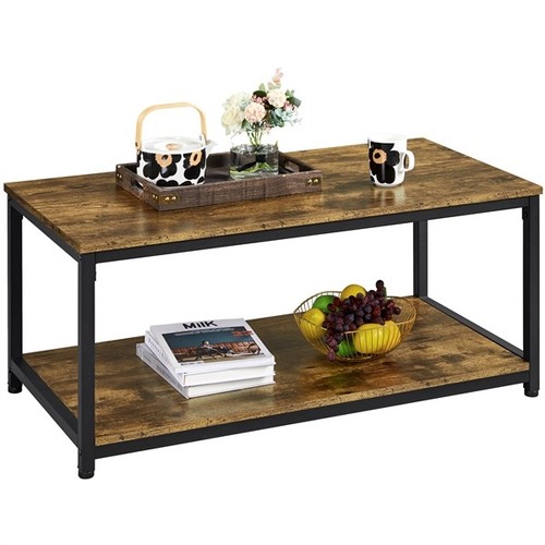 Industrial coffee table with - industrial,