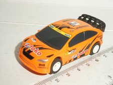 12V MICRO Scalextric - Ford Focus WRC Toko Orange - Exc. Cdn.