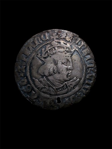 Tudor henry viii silver groat - tudor,