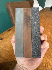 3 X Synthetic Sharpening Stones / Oilstones