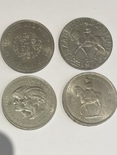Four Commemorative Crowns. Charles And Diana. Elizabeth And Philip.Jubilee&………