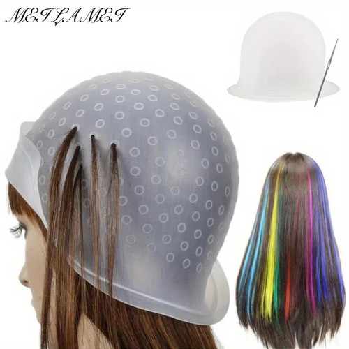 Silicone hair highlighting cap - hair,