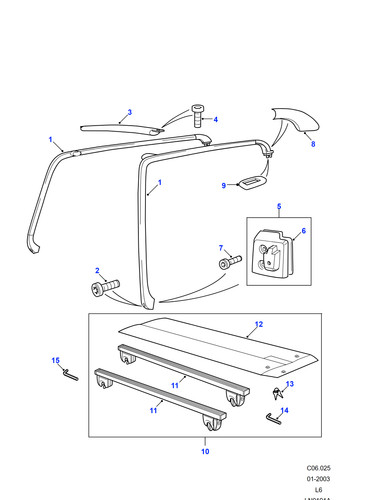 Land rover hexagon socket - land,