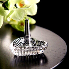 Waterford Crystal  heart shaped ring holder in Excellent Condition