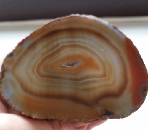 Brown agate natural crystal - brown,