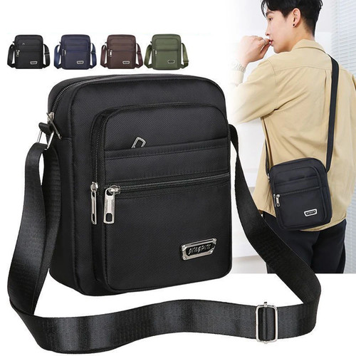 Men nylon shoulder bags - men, casual
