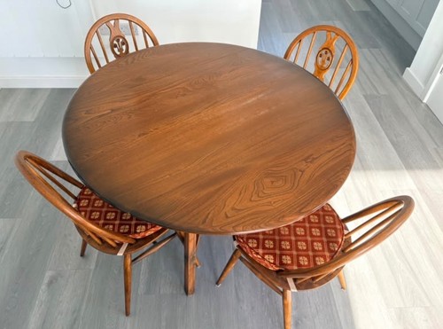 Ercol colonial 377 drop leaf - ercol,