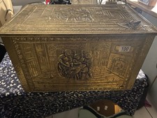 Large Repoussé Brass Clad