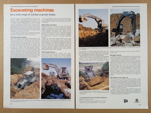 Jcb military excavators 1988 - excavators,