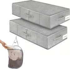 2 Pack Under bed storage box